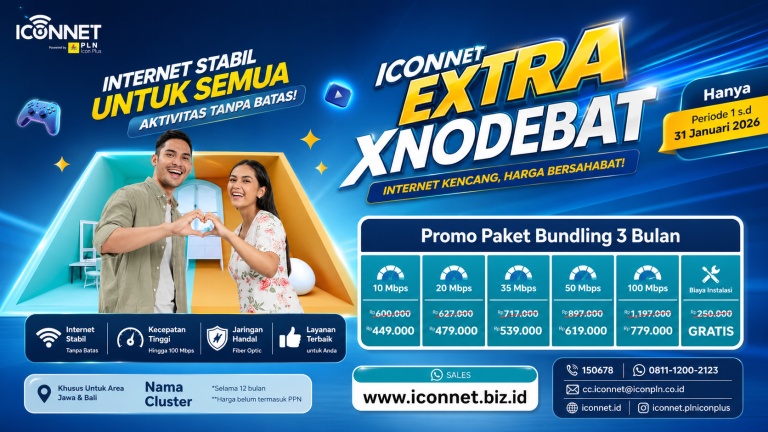 Solusi Wifi Murah Jawa Barat: Promo ICONNET XNODEBAT 2026